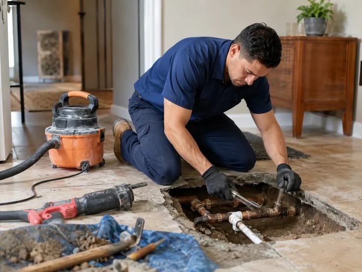 Hidden Moisture Cleanup After Slab Leak in Littleton, CO